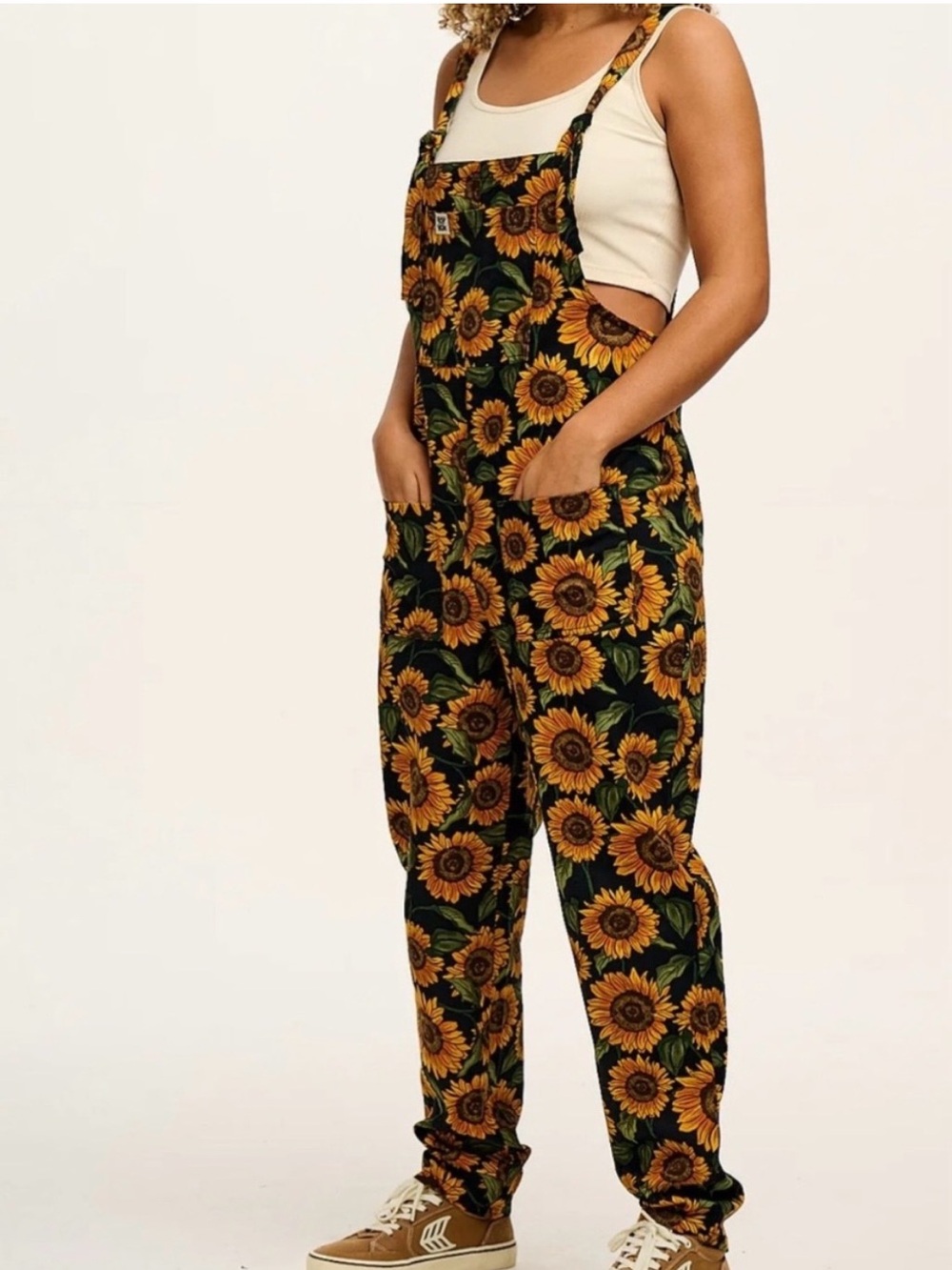 Lucy & Yak Sunflower Original Dungaree Organic Cotton Overalls Dungarees - Picture 14 of 15